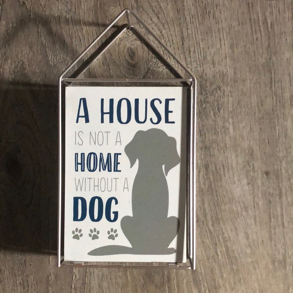 A House Is Not a Home Without a Dog Shelf Decor
